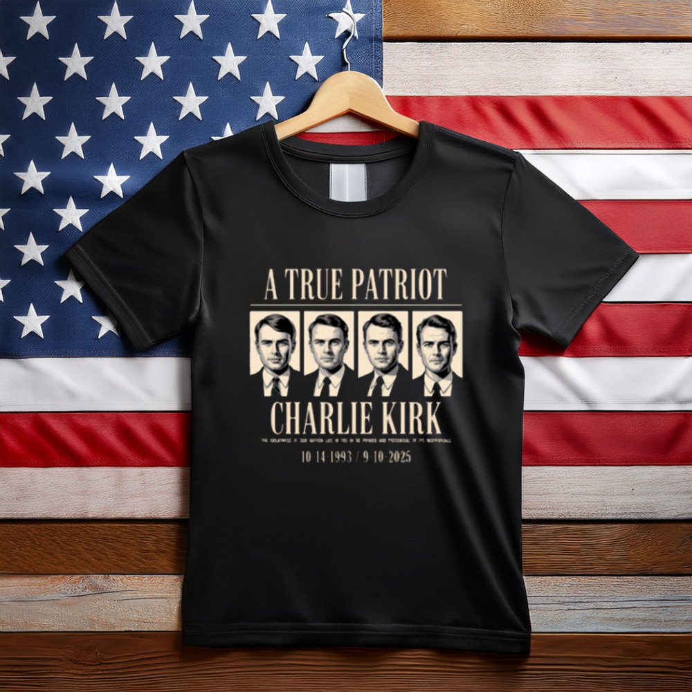 Charlie Kirk Freedom Merch A True Patriot 1993 2025 T-shirt Best Proud MAGA Present - Liberish