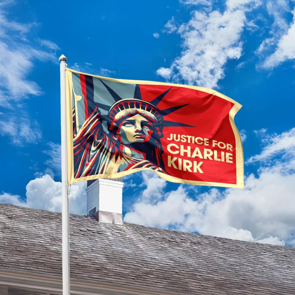 Charlie Kirk Freedom Merch Flag Statue Of Liberty Justice For Charlie Kirk Patriotic Gifts - Liberish