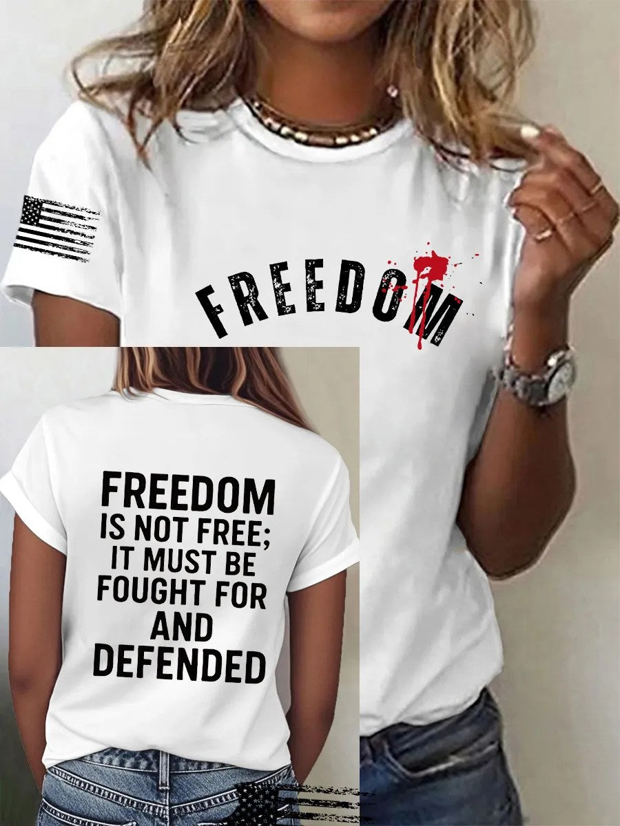 Charlie Kirk Freedom Merch T-shirt Freedom Is Not Free We Are Charlie Kirk Shirt - Liberish