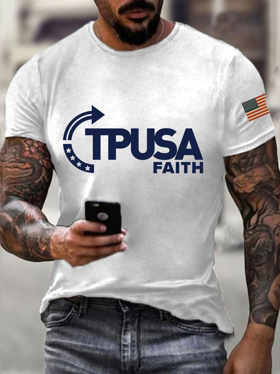 Charlie Kirk Freedom Merch T-shirt Tpusa Faith We Are Charlie Kirk Shirt - Liberish