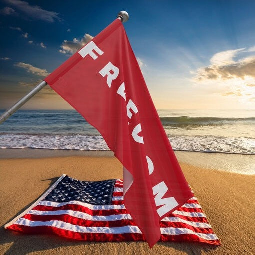 Charlie Kirk Freedom Red Flag Charlie Kirk Merch Store Memorial Gifts For Conservative