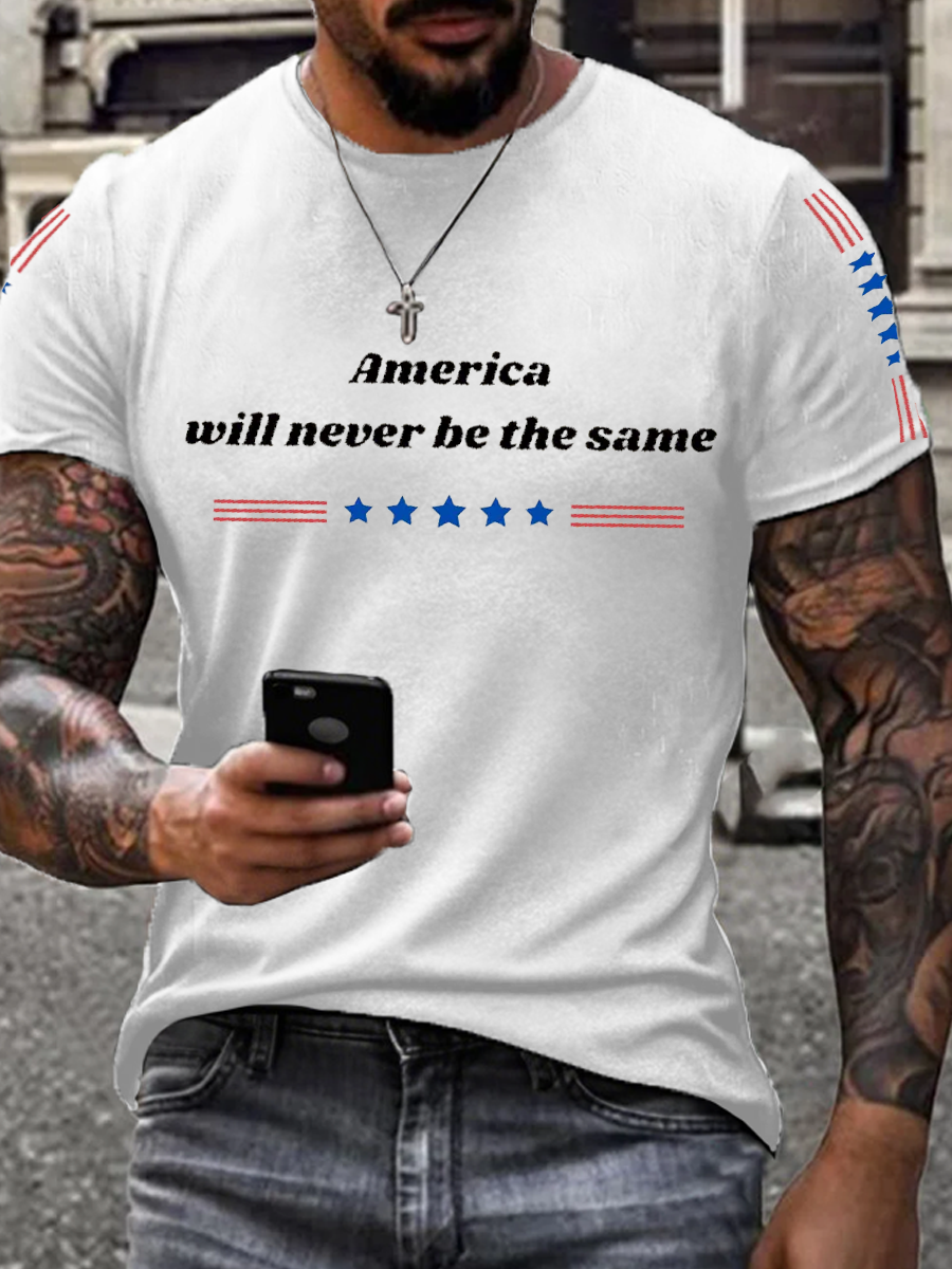 Charlie Kirk Freedom Shirt American Will Never Be The Same imitation T-Shirt