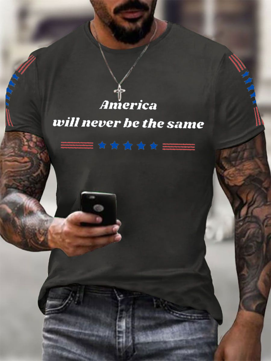 Charlie Kirk Freedom Shirt American Will Never Be The Same imitation T-Shirt