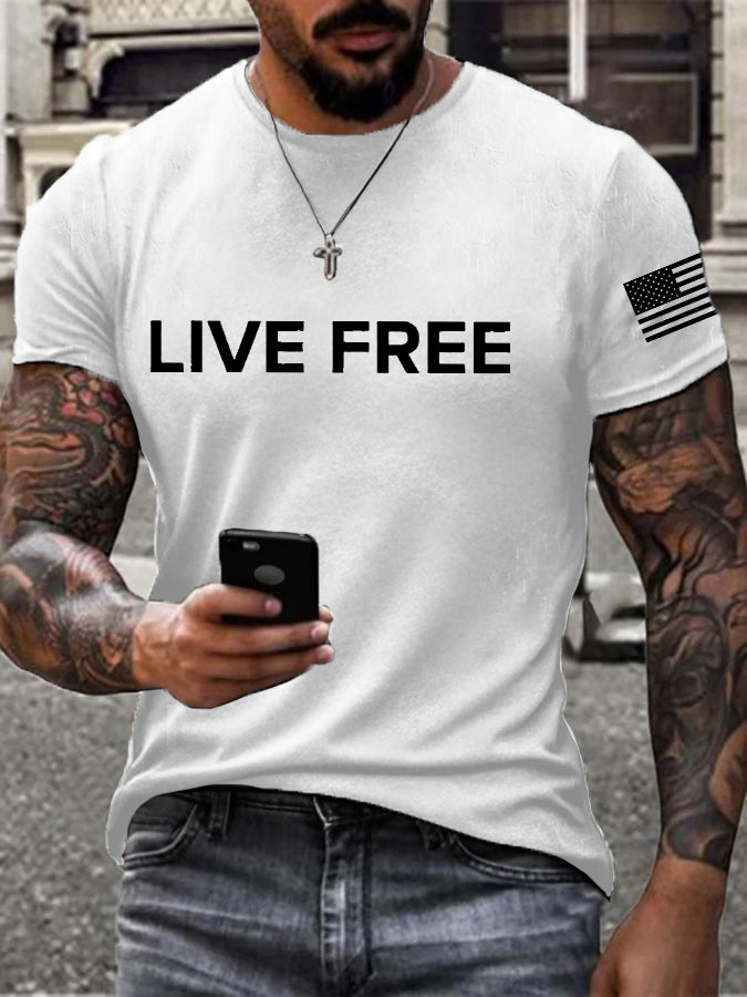 Charlie Kirk Freedom Shirt Live Free T-Shirt