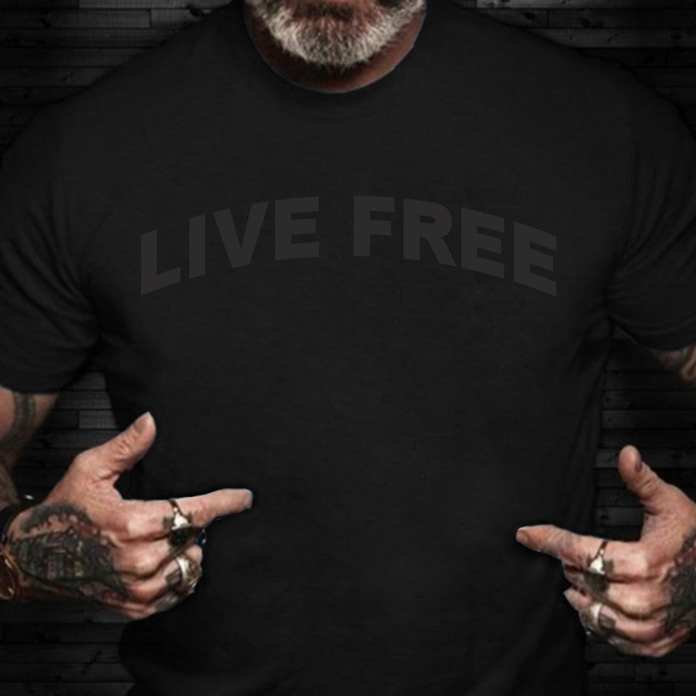 Charlie Kirk Freedom Shirt Live Free T-Shirt Charlie Kirk Merch