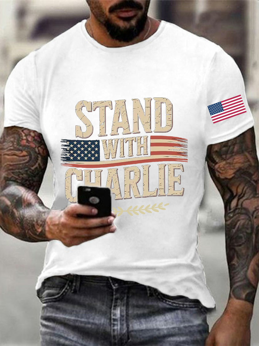 Charlie Kirk Freedom Shirt Stand With Charlie Kirk T-Shirt