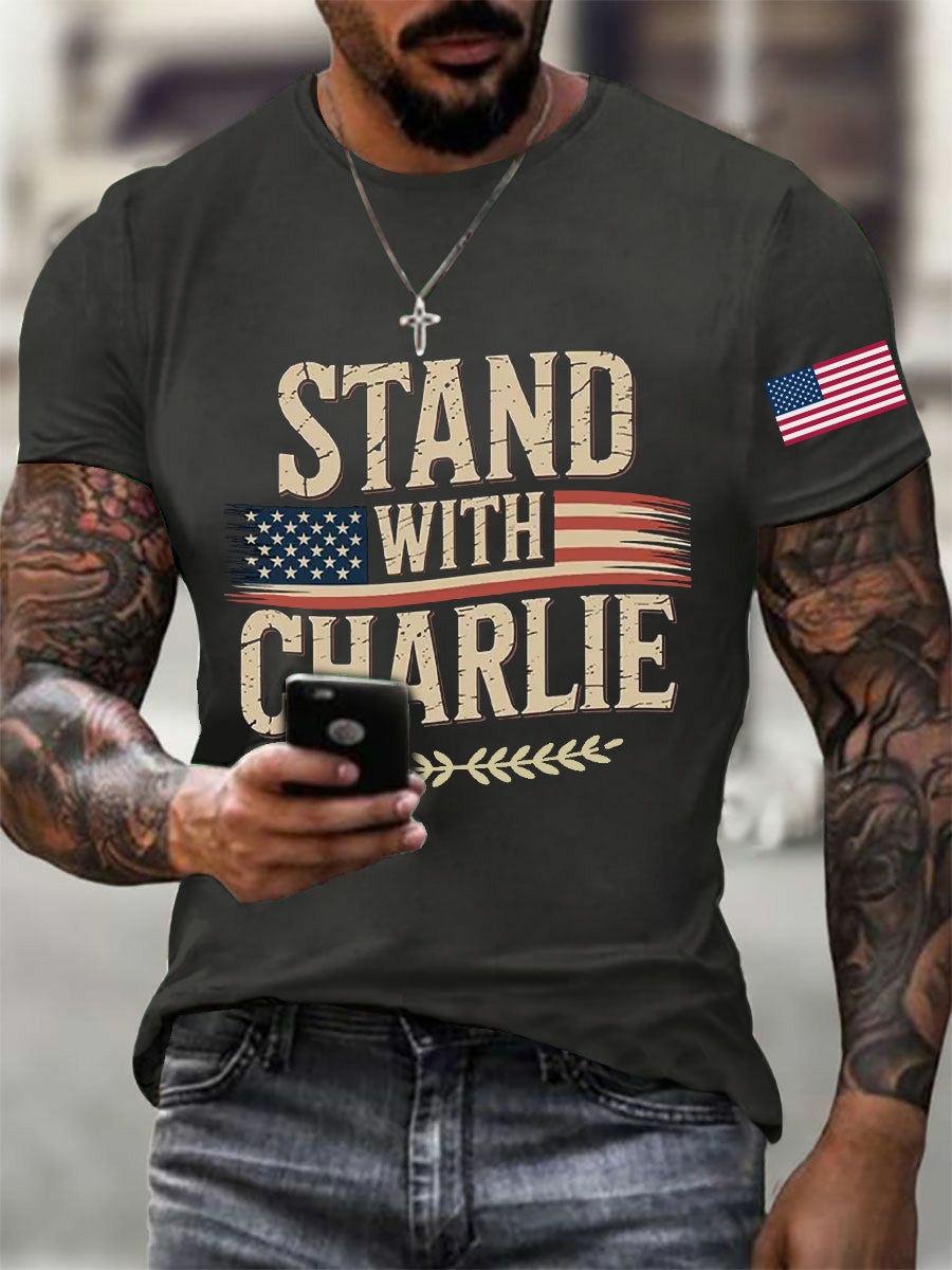 Charlie Kirk Freedom Shirt Stand With Charlie Kirk T-Shirt