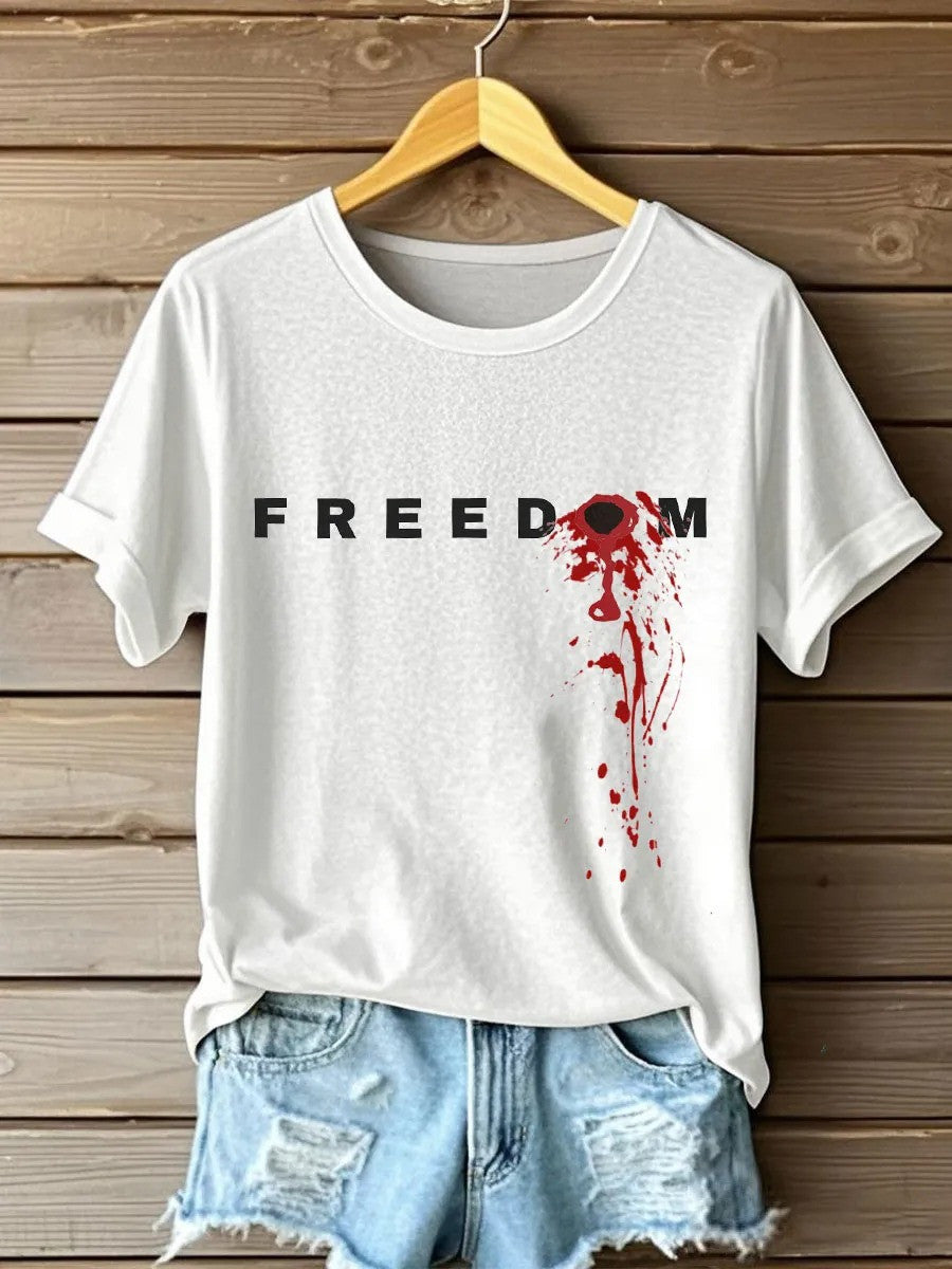 Charlie Kirk Freedom Shoot T-shirt Memorable Gift For America Lovers and Supporters - Liberish