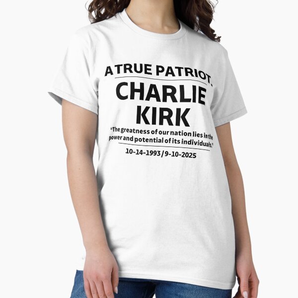 Charlie Kirk Freedom T-shirt A True Patriot 1993 2025 Best Proud Gift For Patriotics - Liberish
