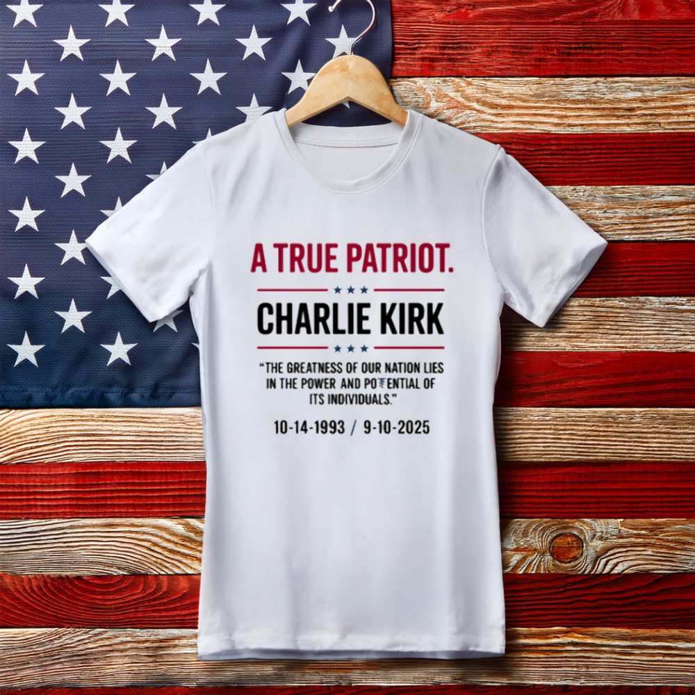 Charlie Kirk Freedom T-shirt A True Patriot 1993 2025 MAGA Best Patriotic Merch Gifts - Liberish