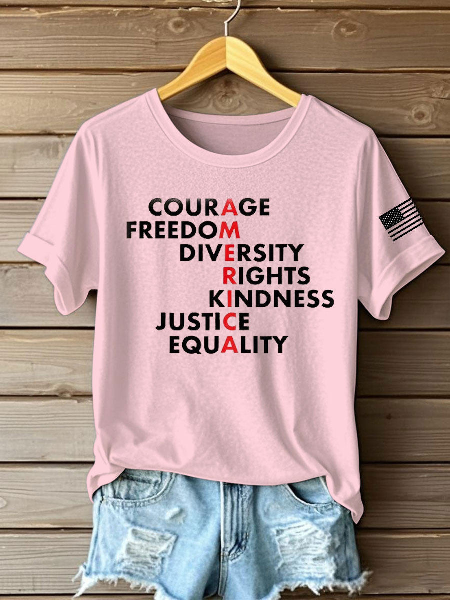 Charlie Kirk Freedom T-shirt American U.S Flag Logo Charlie Kirk Freedom Proud Merch - Liberish