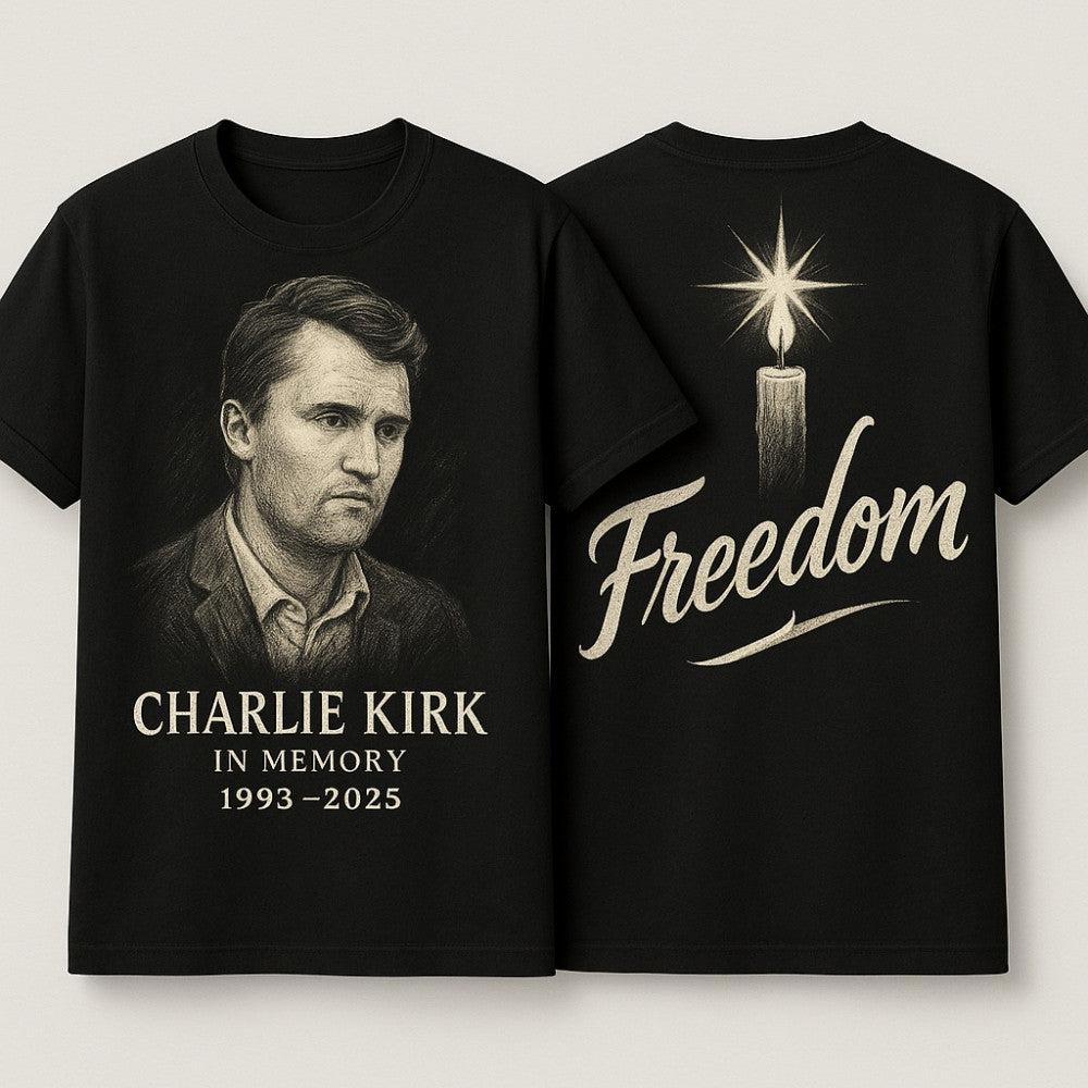 Charlie Kirk Freedom T-shirt Chalie Kirk In Memory 1993 2025 Best Proud Gifts For Patriotics - Liberish