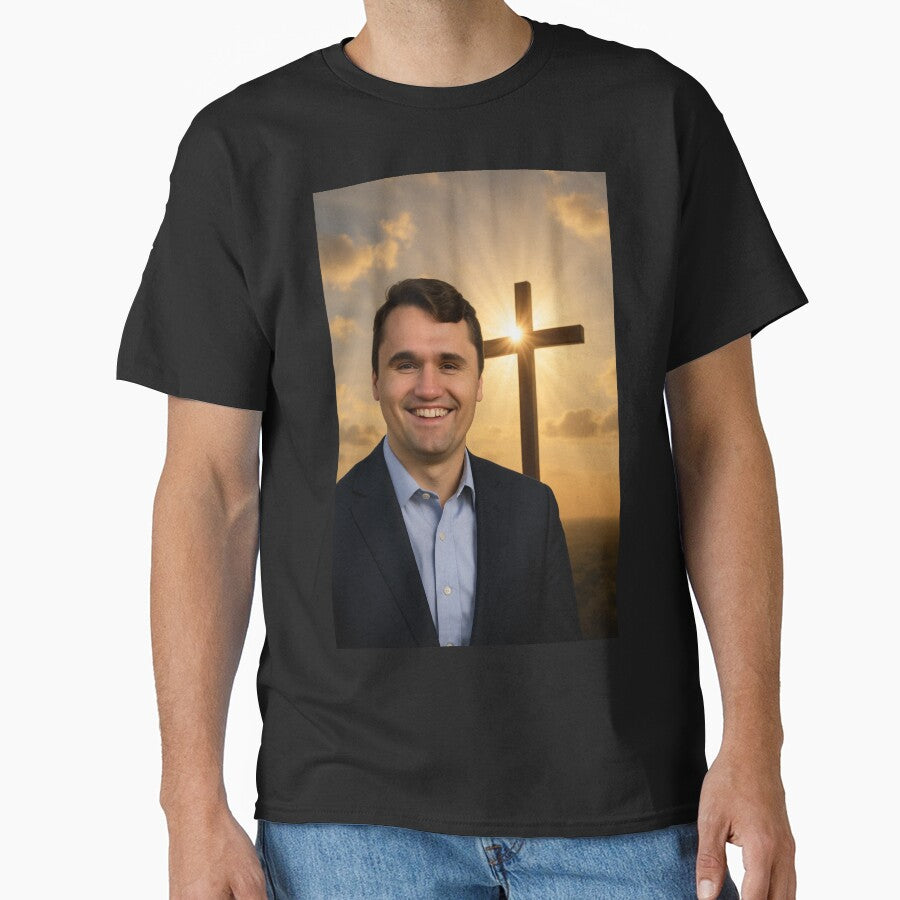 Charlie Kirk Freedom T-shirt Charlie Kirk Cross Shape Best Fans Clothings - Liberish