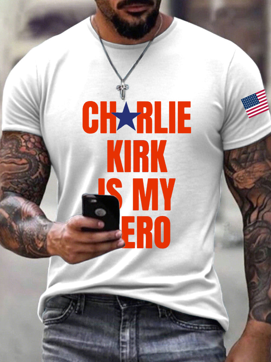 Charlie Kirk Freedom T-shirt Charlie Kirk Is My Hero Memorial Charlie Kirk Merch - Liberish