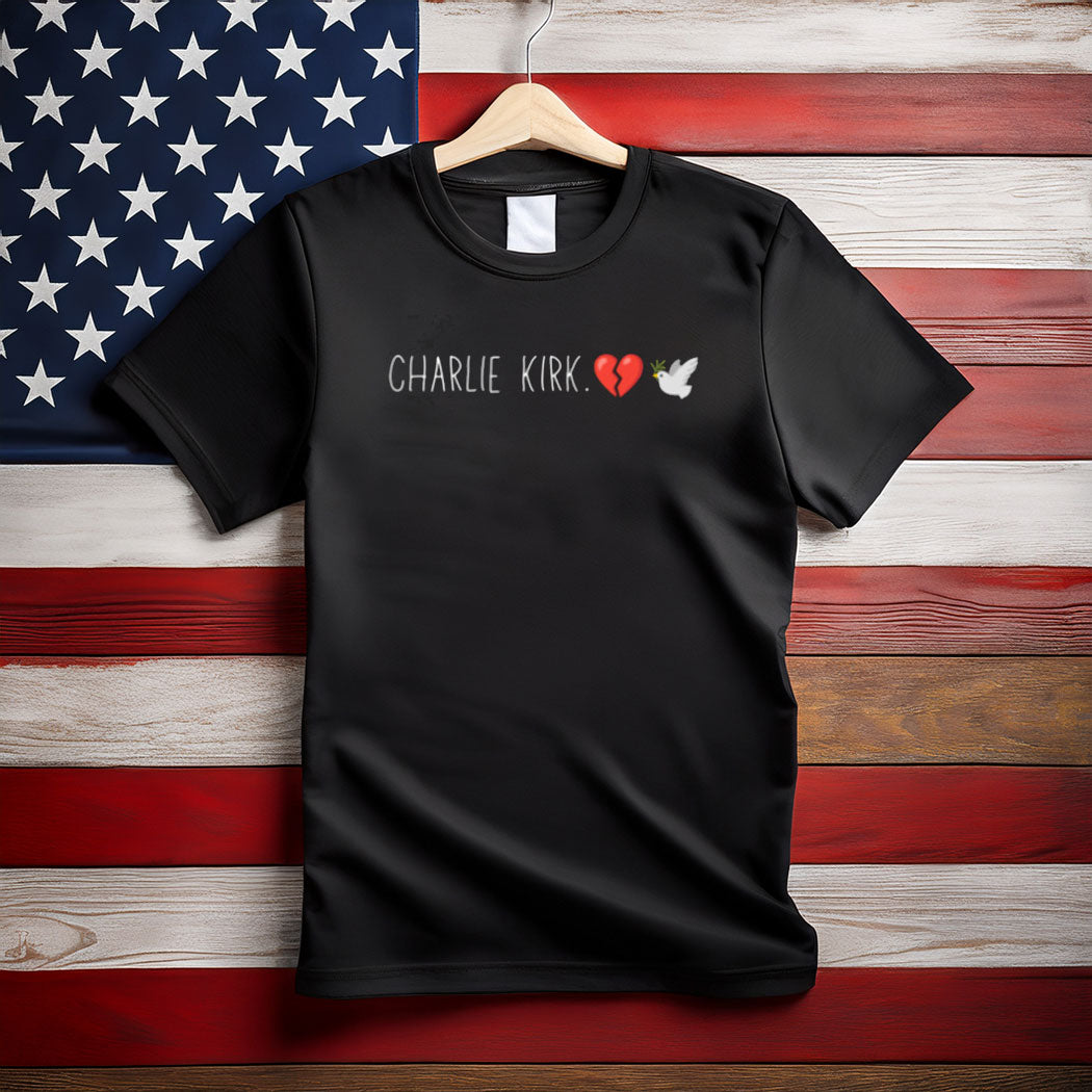 Charlie Kirk Freedom T-shirt Charlie Kirk RIP 1993 2025 MAGA Unique Patriotics Merch - Liberish