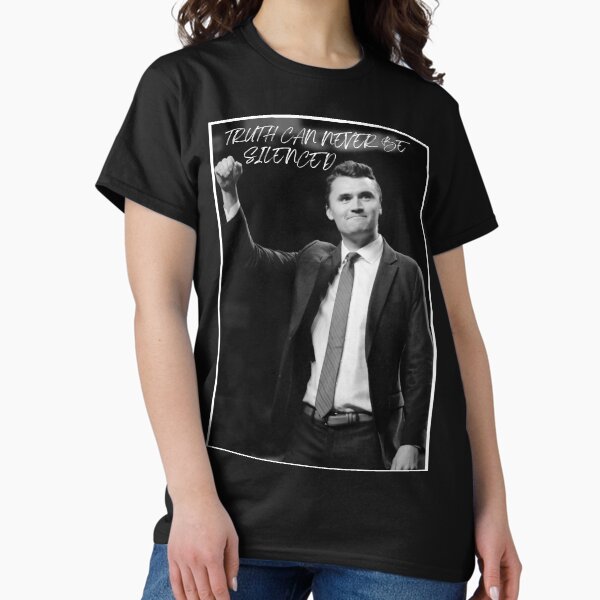 Charlie Kirk Freedom T-shirt Charlie Kirk Truth Can Never Be Silenced Unique Patriotic Ideas - Liberish