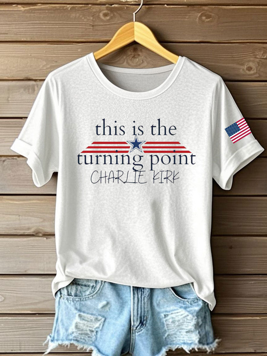 Charlie Kirk Freedom T-shirt Charlie Kirk Turning Point Freedom Tpusa Merch - Liberish