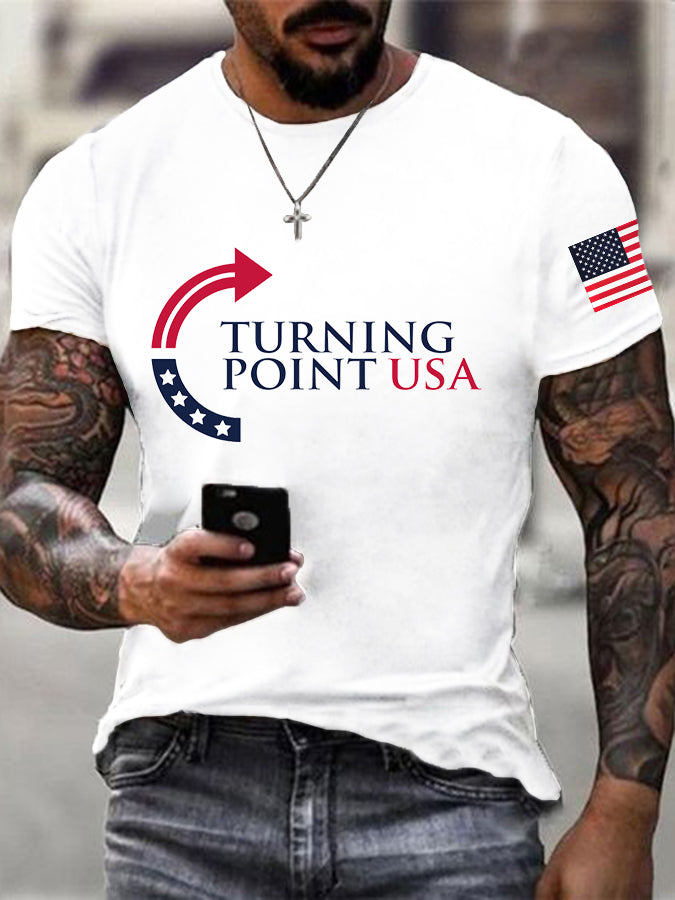 Charlie Kirk Freedom T-shirt Charlie Kirk Turning Point Usa Unique Charlie Kirk Apparel - Liberish