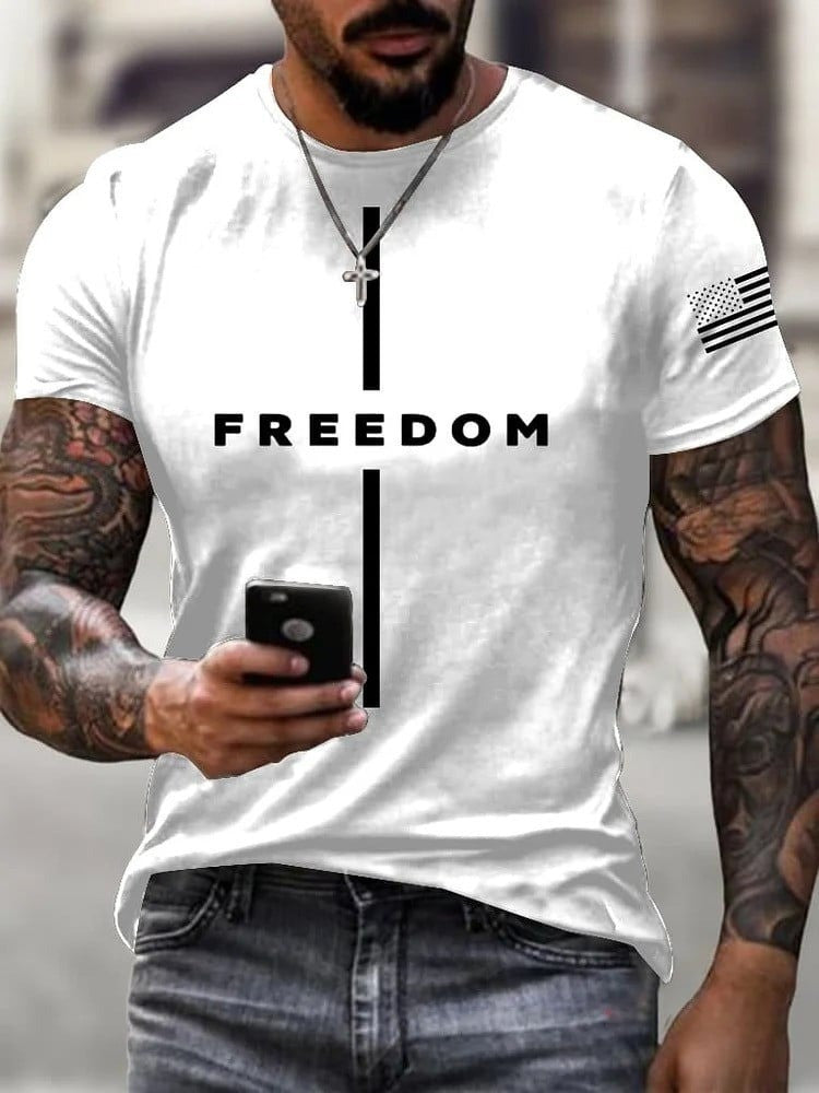 Charlie Kirk Freedom T-Shirt Charlie Rest In Peace Merch Maga Support Clothing