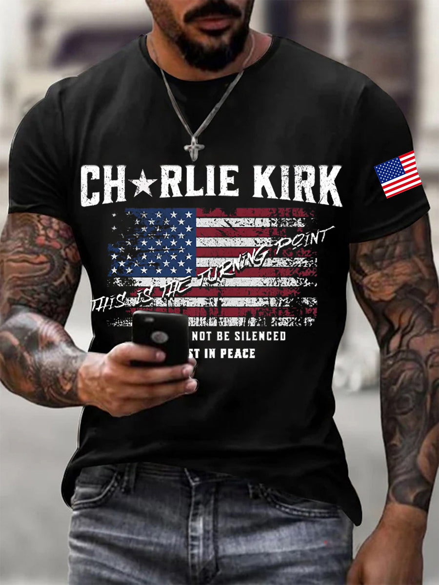 Charlie Kirk Freedom T-shirt Charlie This Is The Turning Point Best Charlie Memorial Merch - Liberish