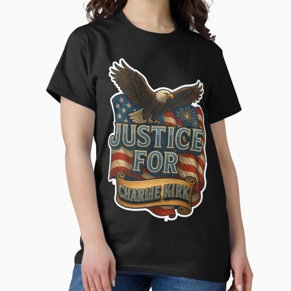 Charlie Kirk Freedom T-shirt Eagle Justice For Charlie Kirk Best Patriotic Proud Gift - Liberish
