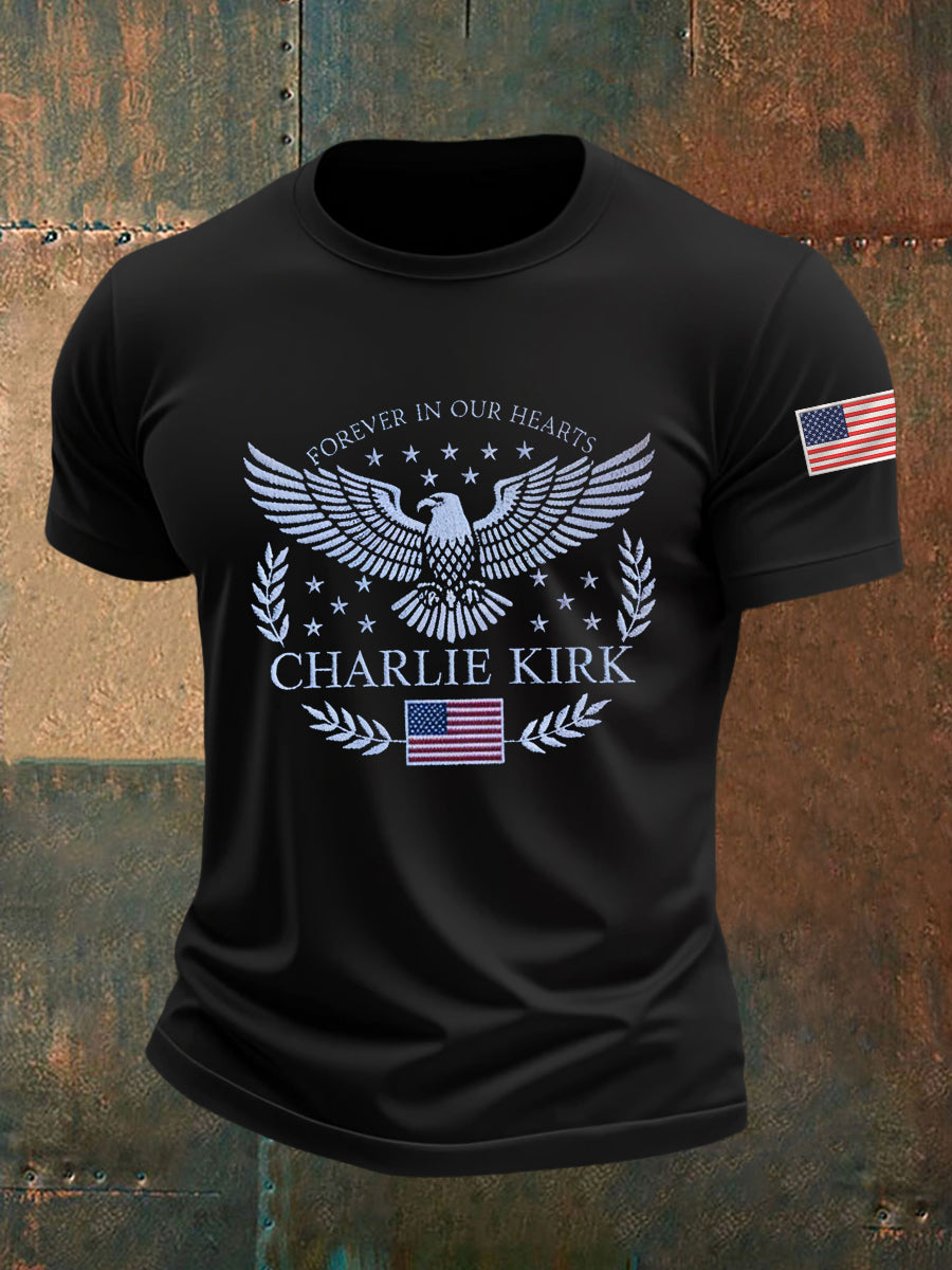Charlie Kirk Freedom T-shirt Forever In Our Heart Rip Charlie Kirk Unique Charlie Kirk Shirt - Liberish