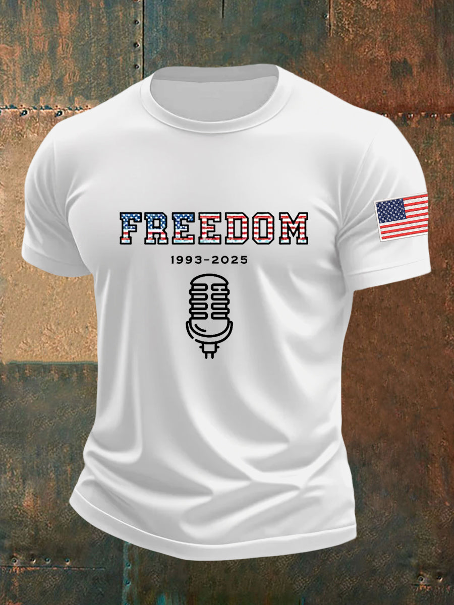 Charlie Kirk Freedom T-shirt Freedom 1993 2025 Make America Charlie Kirk Shirt - Liberish