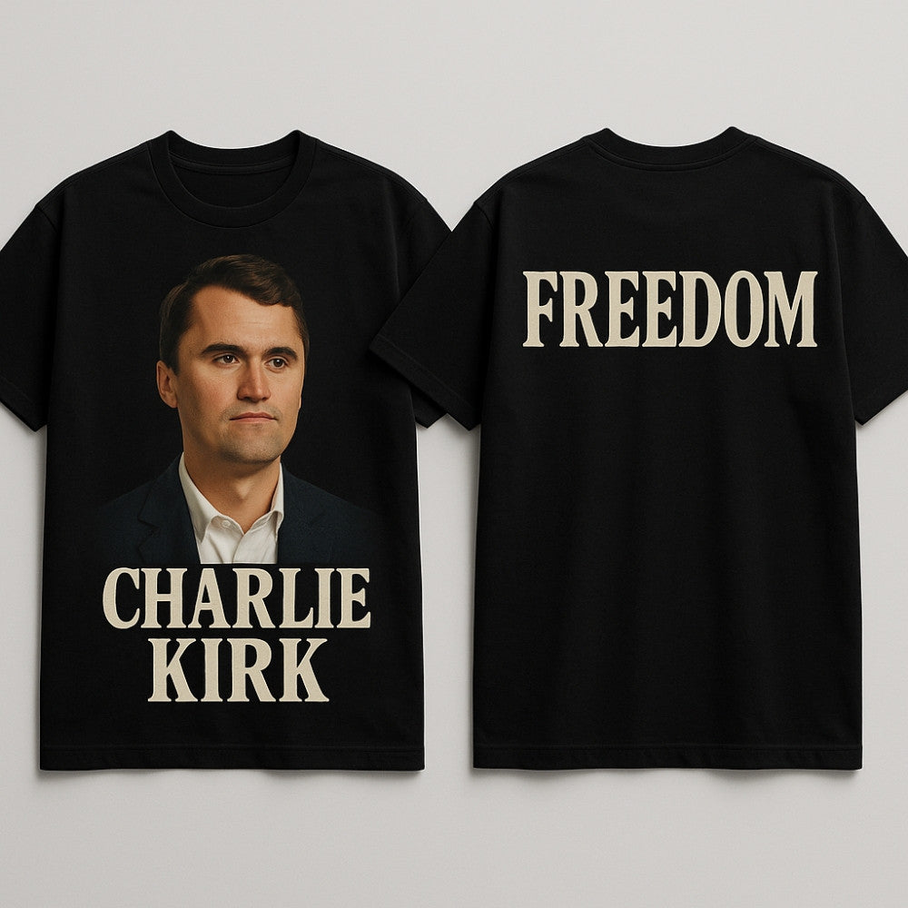 Charlie Kirk Freedom T-shirt Freedom Charlie Kirk Unique Present For Patriotics - Liberish