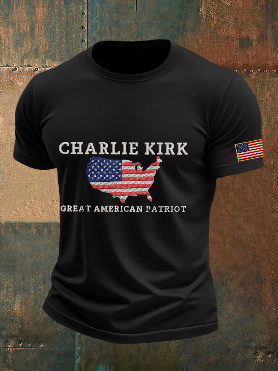 Charlie Kirk Freedom T-shirt Great American Patriot CK Charlie Kirk 47 Merch Gifts - Liberish