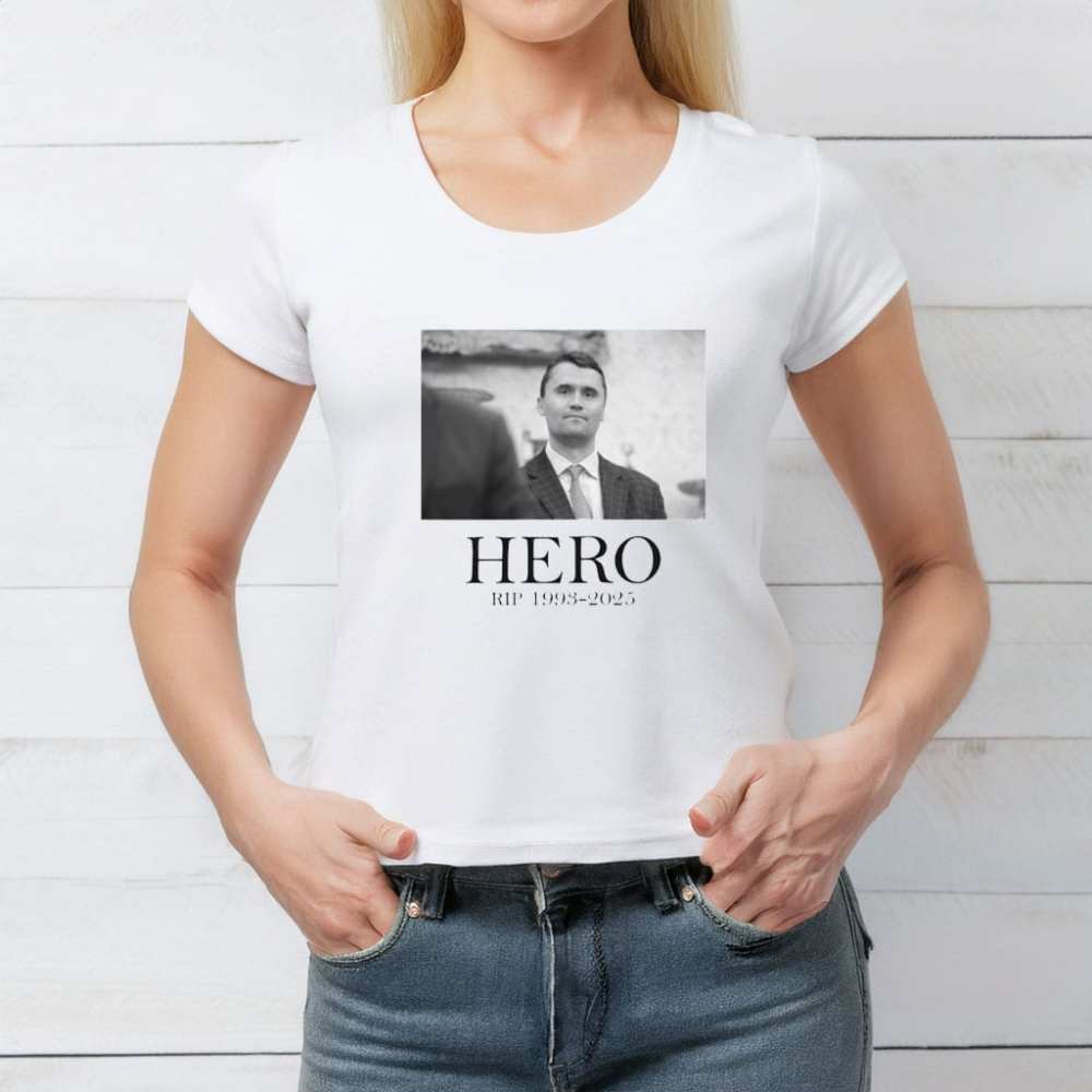 Charlie Kirk Freedom T-shirt Hero RIP 1993 2025 Merch Best Charlie Kirk Memorial Shirt - Liberish