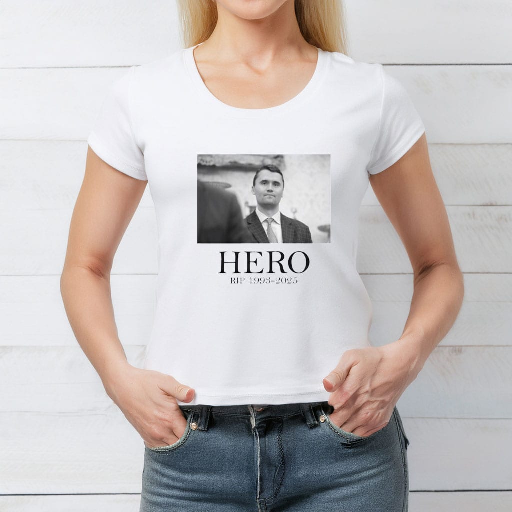 Charlie Kirk Freedom T-shirt Hero RIP 1993 2025 Merch Best Charlie Kirk Memorial Shirt - Liberish