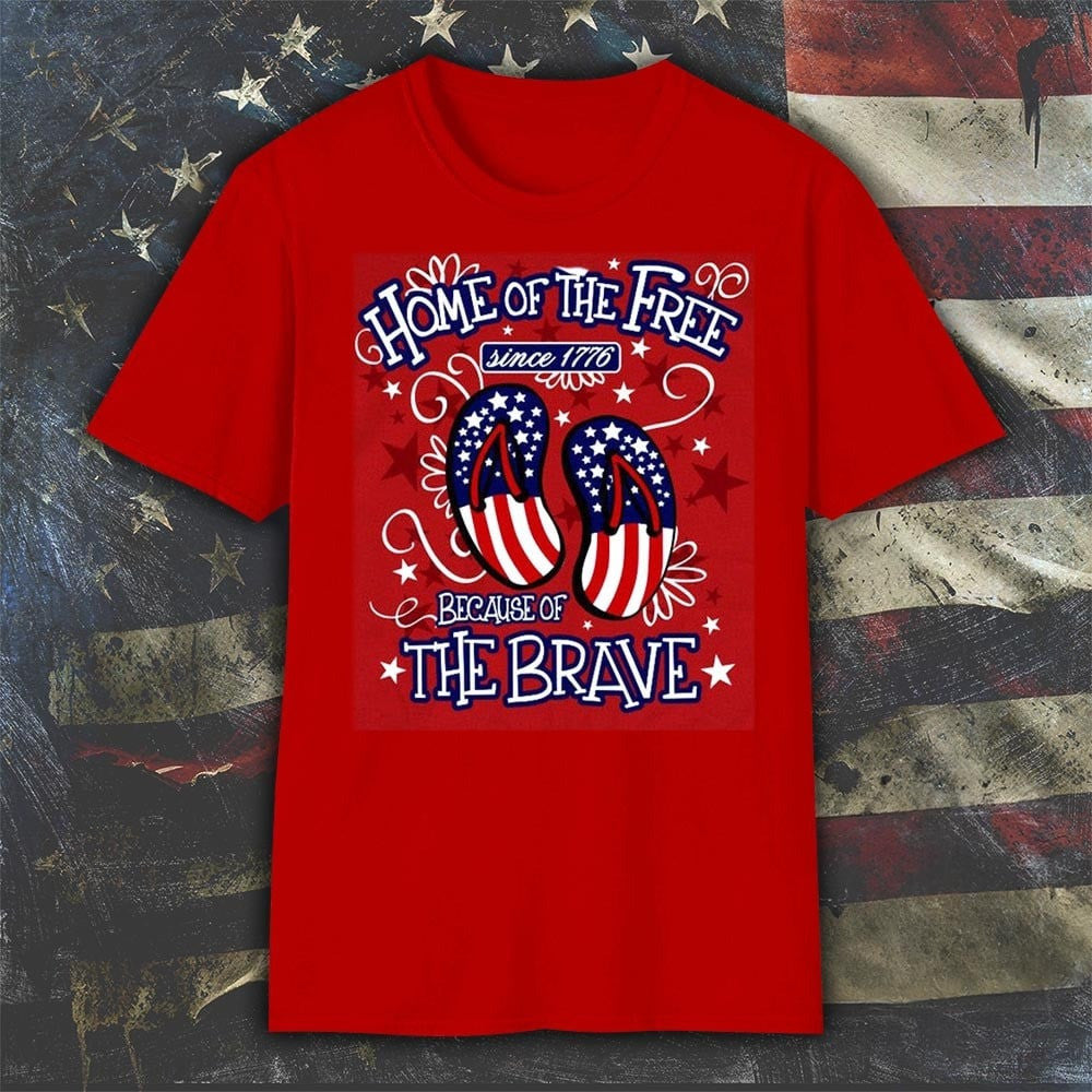 Charlie Kirk Freedom T-shirt Home Of The Free Because Of The Brave Best Proud Gifts