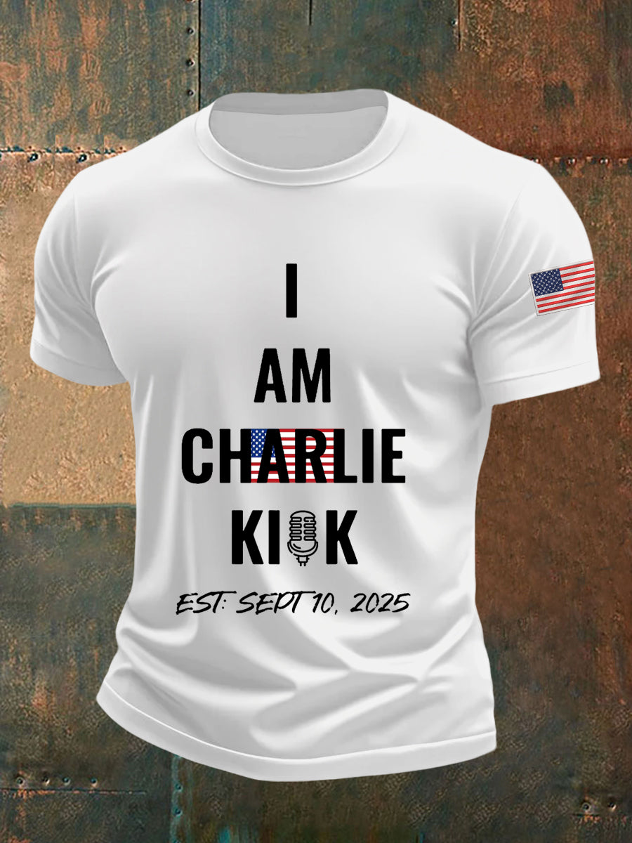 Charlie Kirk Freedom T-shirt I Am Charlie Kirk 2025 Best Charlie Kirk Memorial Merch - Liberish