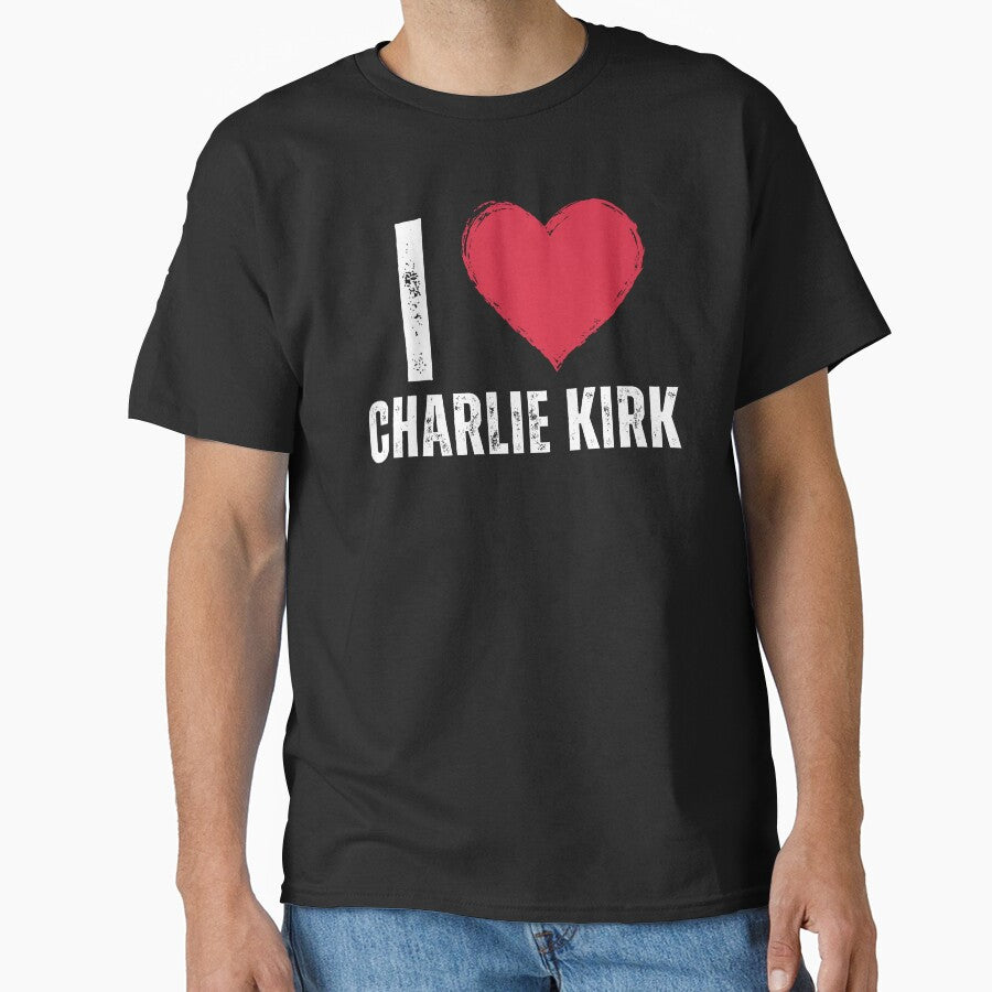 Charlie Kirk Freedom T-shirt I Love Charlie Kirk Unique Patriotics Appeal - Liberish