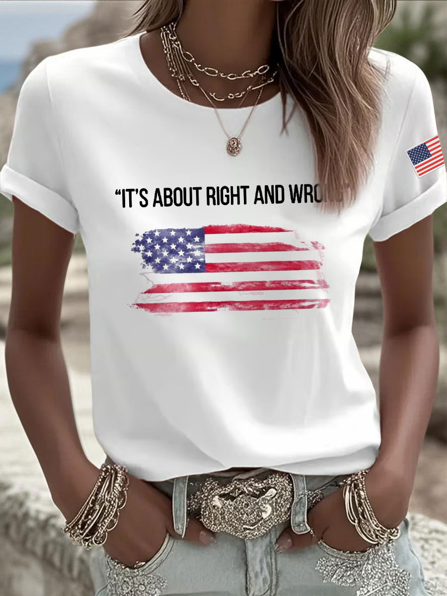 Charlie Kirk Freedom T-shirt It's About Right And Wrong Freedom Charlie Kirk Shirt - Liberish