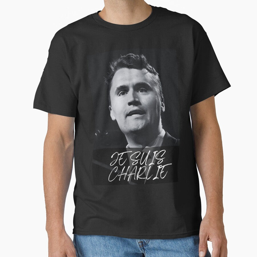 Charlie Kirk Freedom T-shirt Je Suis Charlie Classic Cool Patriotic Lovers Appeal - Liberish