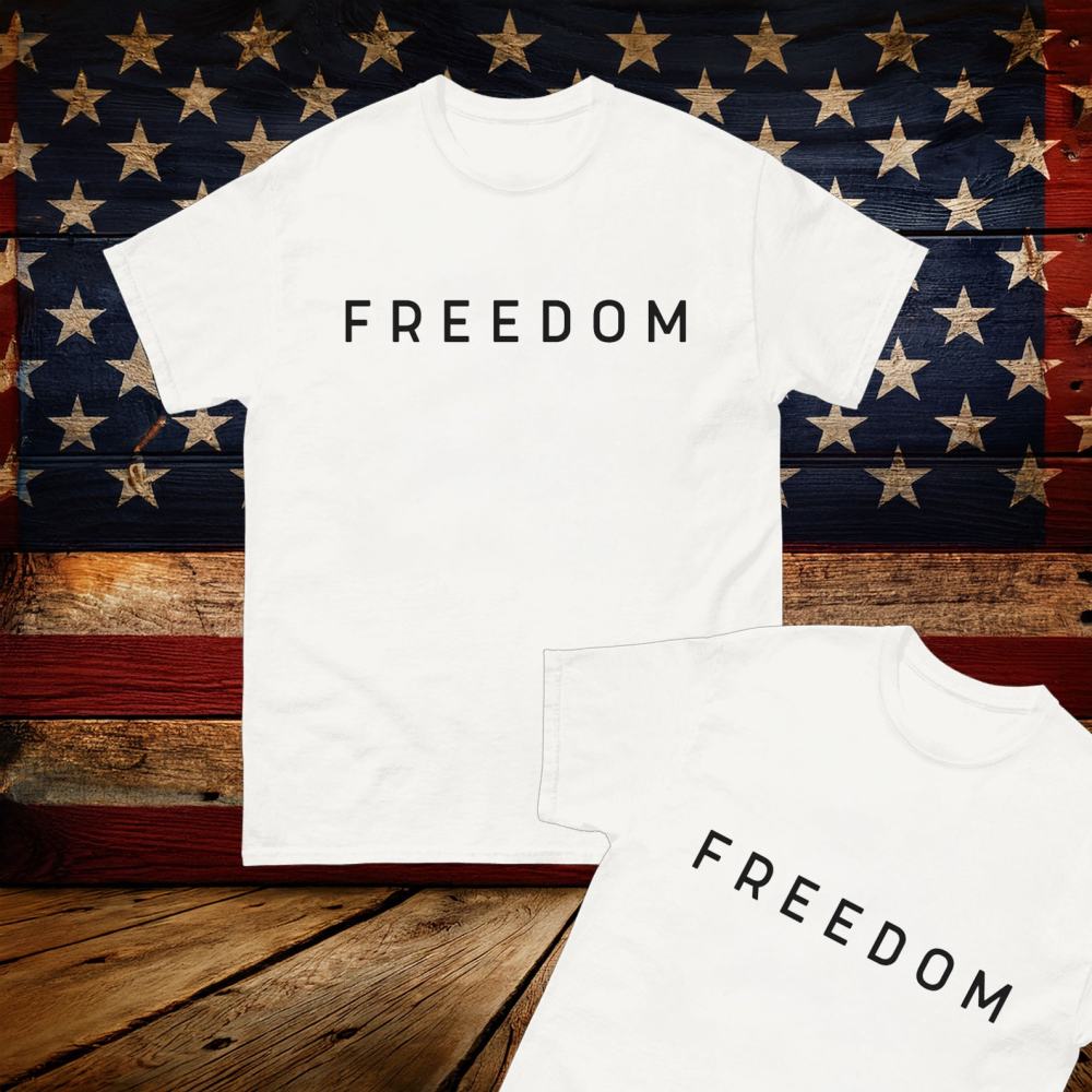 Charlie Kirk Freedom T-shirt MAGA Merch Best Present For Dad - Liberish