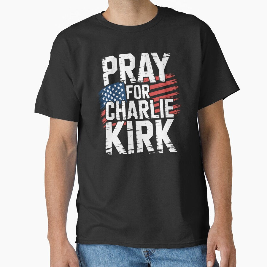 Charlie Kirk Freedom T-shirt Pray For Charlie Kirk Best Gifts For Patriotic Ones - Liberish