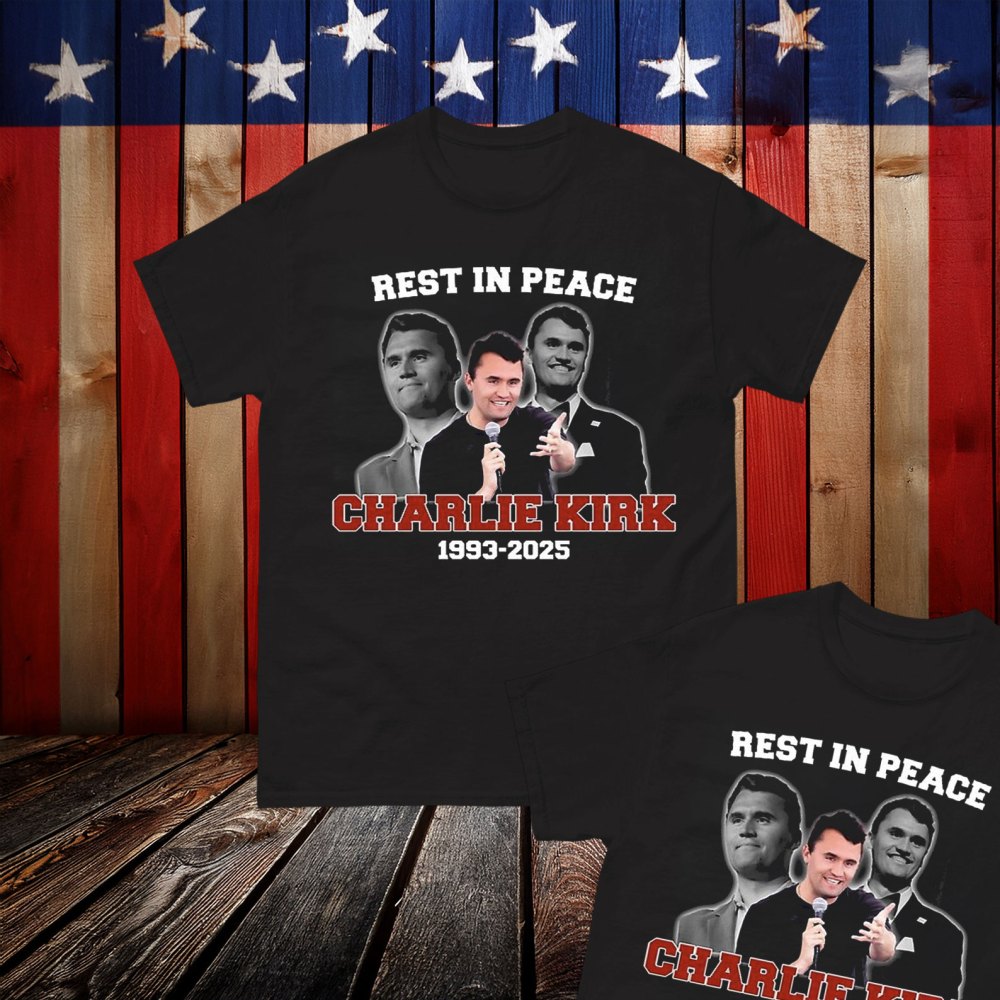 Charlie Kirk Freedom T-shirt Rest In Peace 2025 MAGA Merch Best Gift - Liberish