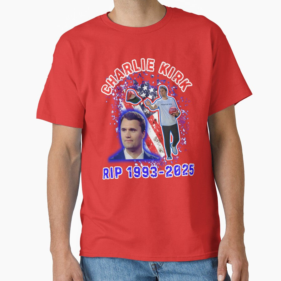 Charlie Kirk Freedom T-shirt RIP 1993 2025 Best Fans Appeal - Liberish