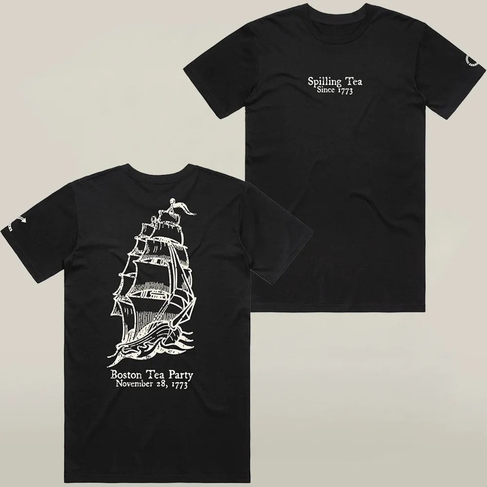 Charlie Kirk Freedom T-shirt Spilling Tea Since 1773 Best Proud Gift For Patriotics - Liberish
