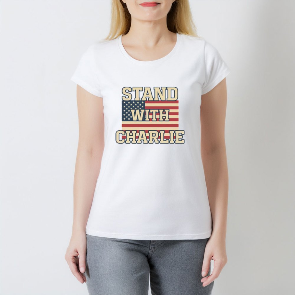 Charlie Kirk Freedom T-shirt Stand With Charlie Merch Best Charlie Kirk Memorial Shirt - Liberish