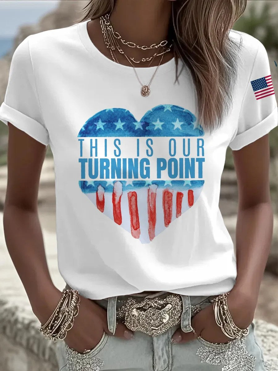 Charlie Kirk Freedom T-shirt This Is Our Turning Point 1993 2025 Proud Charlie Kirk Shirt - Liberish