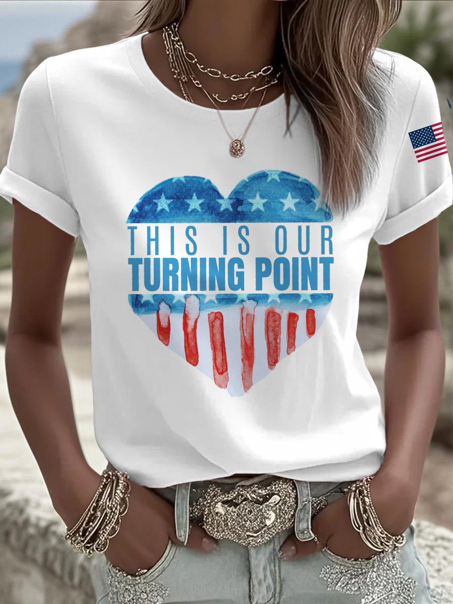 Charlie Kirk Freedom T-shirt This Is Our Turning Point 1993 2025 Proud Charlie Kirk Shirt - Liberish