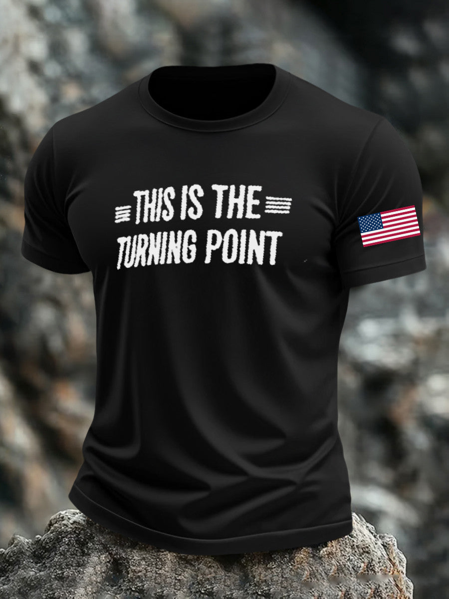 Charlie Kirk Freedom T-shirt This Is The The Turning Point Best Turning Point Clothing Merch - Liberish
