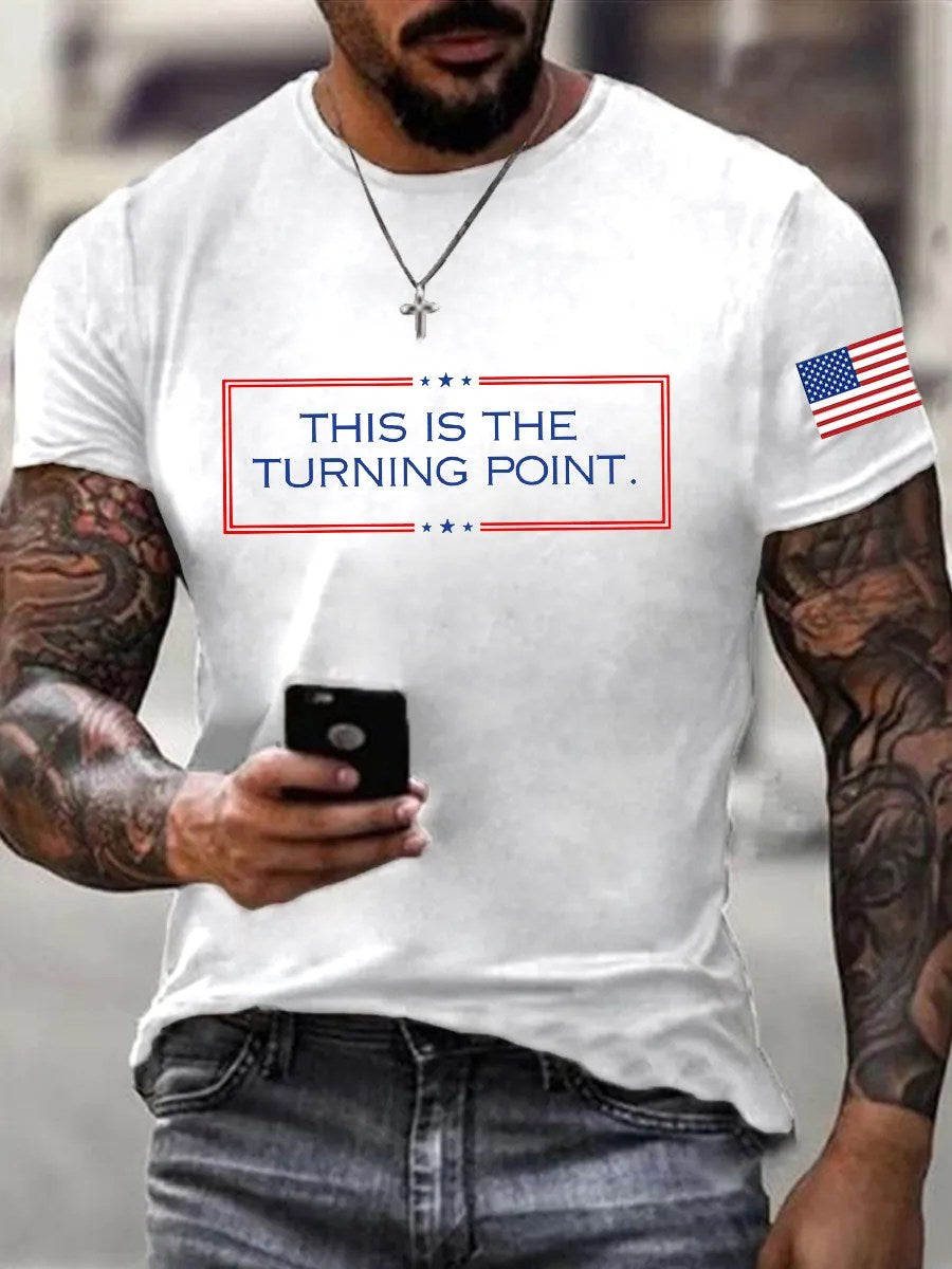 Charlie Kirk Freedom T-shirt This Is The Turning Point RIP Charlie Kirk Shirt - Liberish