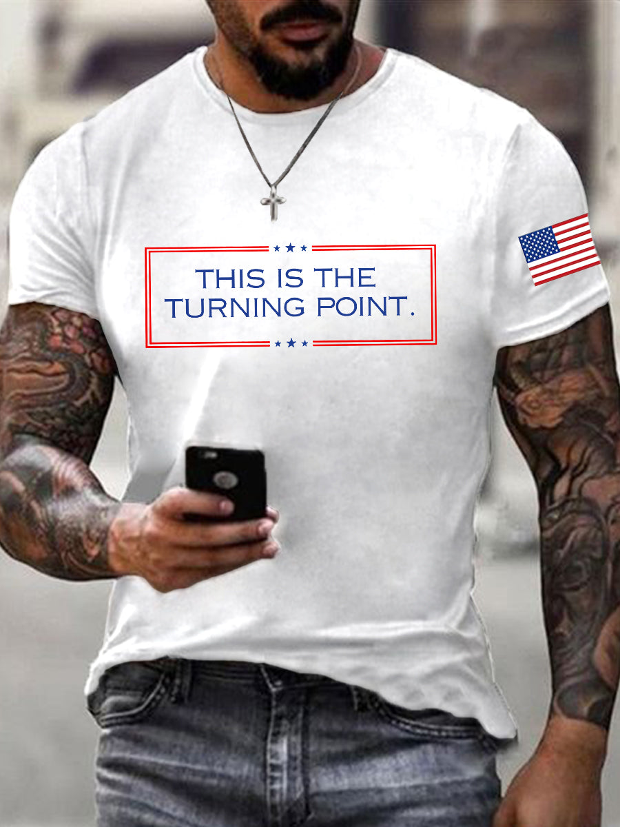 Charlie Kirk Freedom T-shirt This Is The Turning Point RIP Charlie Kirk Shirt - Liberish