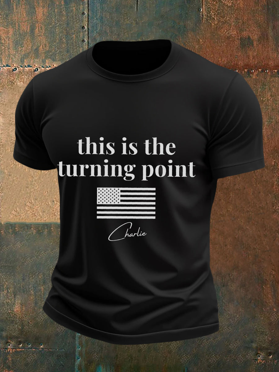 Charlie Kirk Freedom T-shirt This Is The Turning Point USA Best Charlie Kirk Merchandise - Liberish