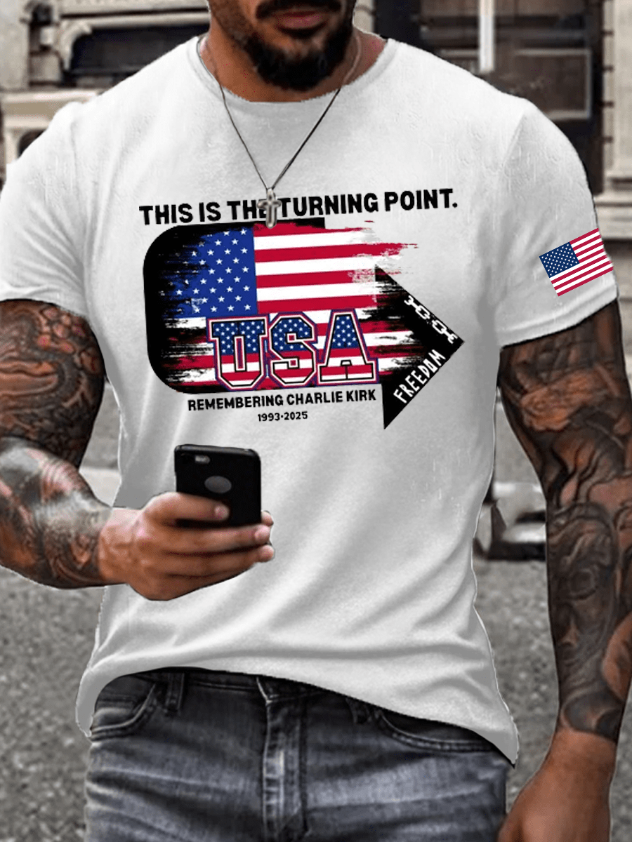 Charlie Kirk Freedom T-shirt Tpusa This Is Turning Point 1993 2025 Proud Charlie Kirk Shirt - Liberish