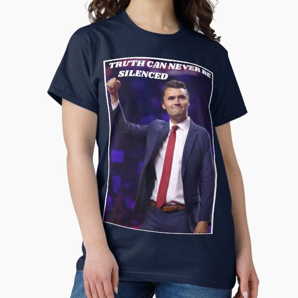 Charlie Kirk Freedom T-shirt Truth Can Never Be Silenced Unique Proud Merch - Liberish